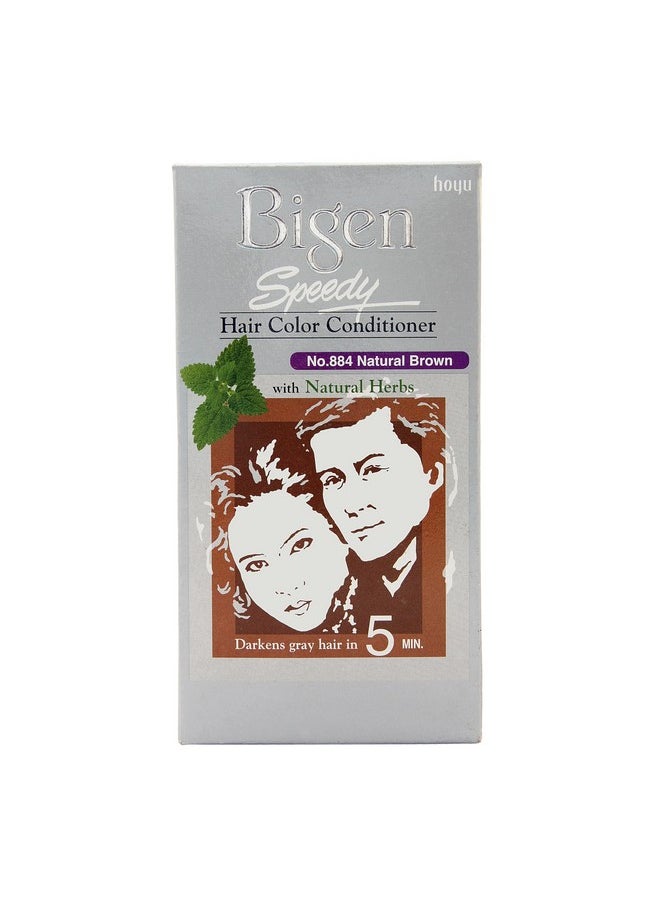 Hair Color With Conditioner - Natural Brown-884 (Pack Of 2)