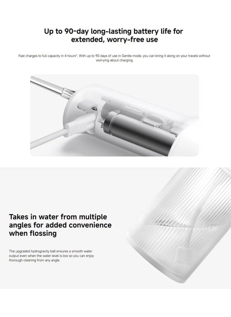 XIAOMI ORAL IRRIGATOR Water Flosser 2 - Deep Cleaning 3 Cleaning Modes Ideal for teeth 90-day Battery Life