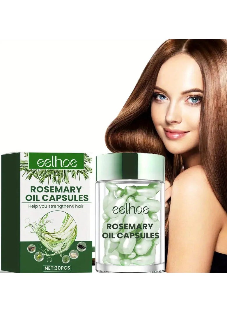 Rosemary Oil Capsules, Hair Care Capsules For Moisturizing And Smoothing Hair, Hair Care Product For All Hair Types