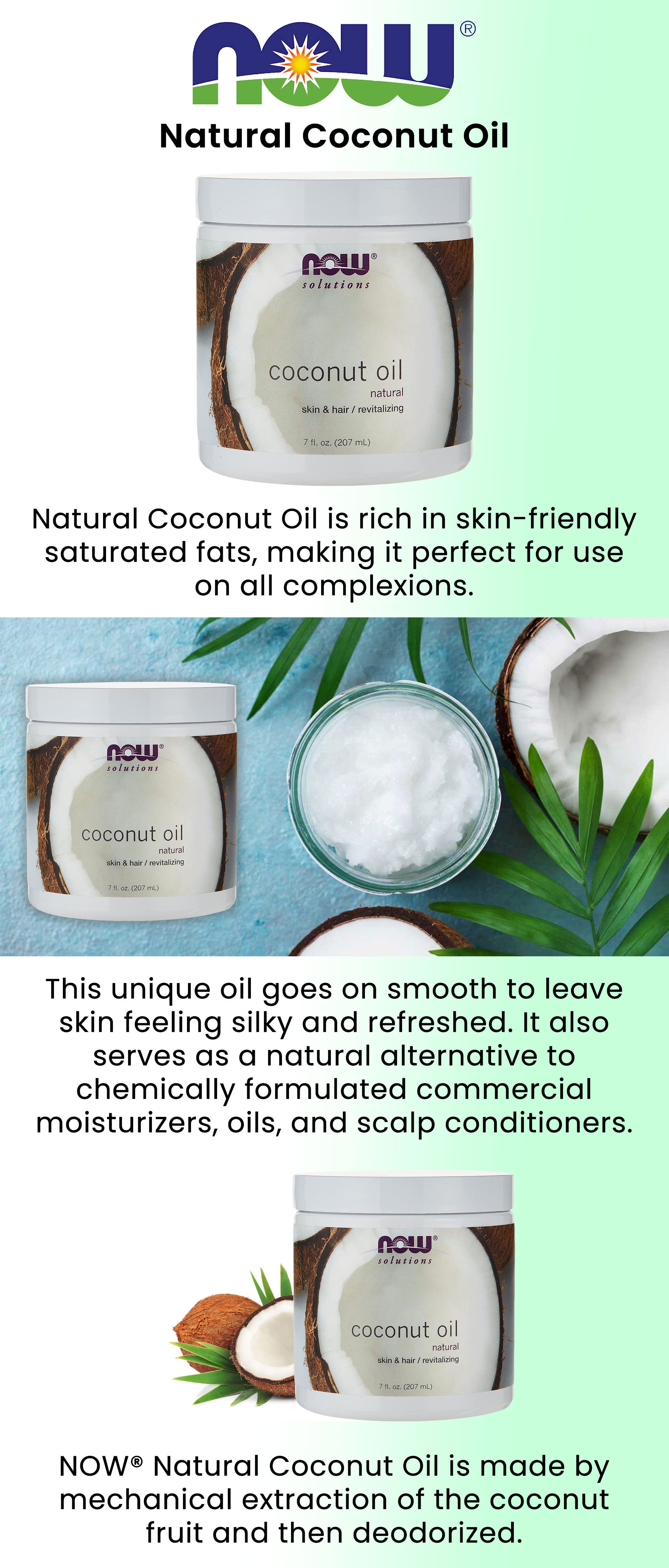 Natural Coconut Oil Clear 207ml