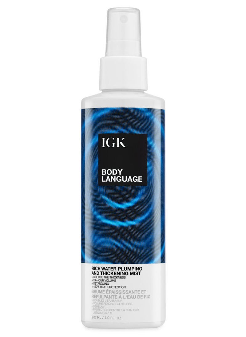 IGK Body Language Rice Water Plumping & Thickening Mist 207ml