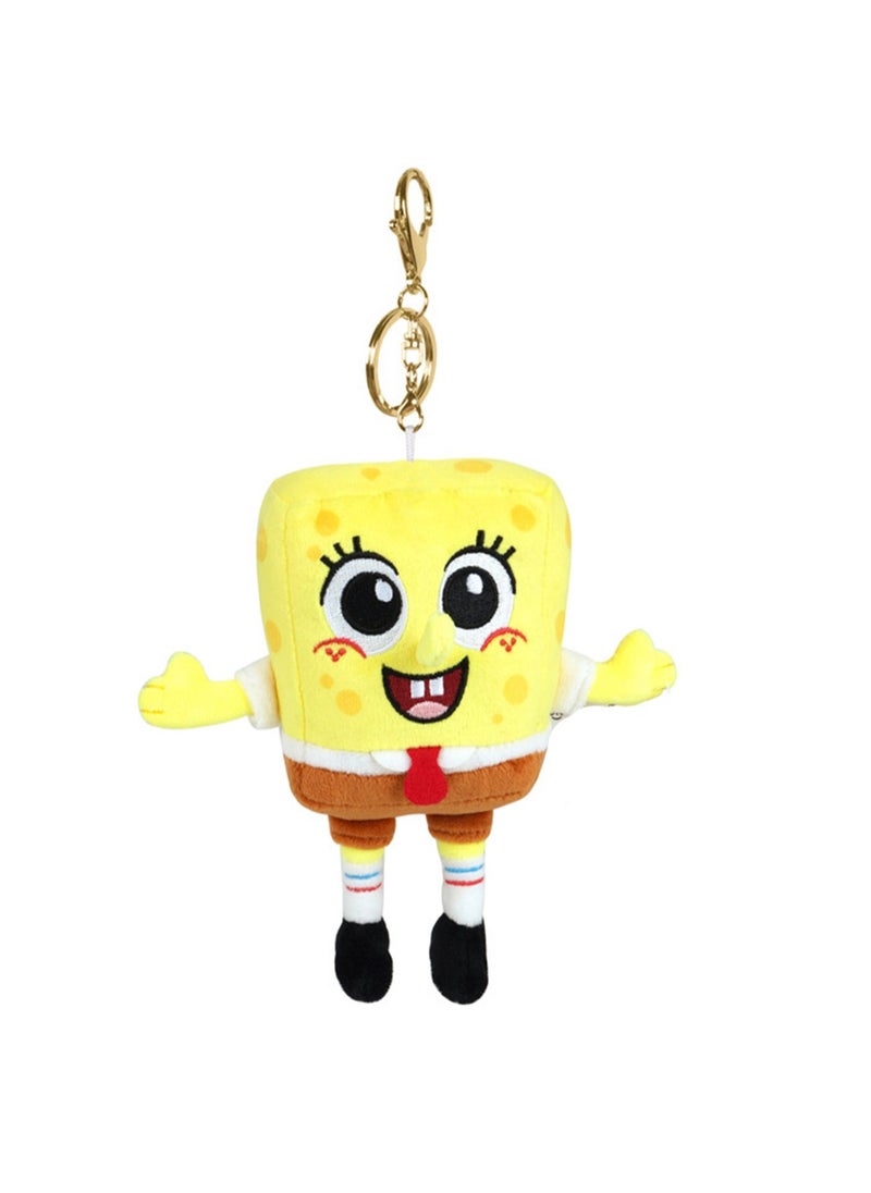 Spongebob Squarepants Animation Peripheral Plush Pendant Toy Collection, Cartoon Key Pendant, Bag Decoration (11 Cm Spongebob Squarepants Pendant)