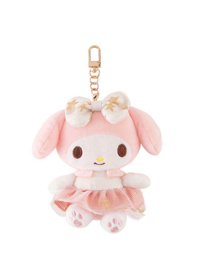 Cute Plush Doll Pendant, High-Quality PP Cotton Material Bag Key Chain Ornament, Ornament Gift For Boys And Girls (12cm Platinum Melody Pendant)