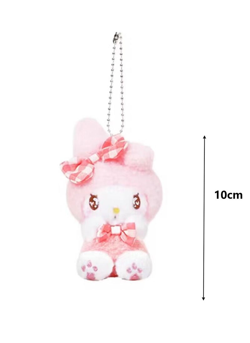 Cute Plush Doll Pendant, High-Quality PP Cotton Material Bag Key Chain Ornament, Ornament Gift For Boys And Girls (10cm Cute Melody Pendant)