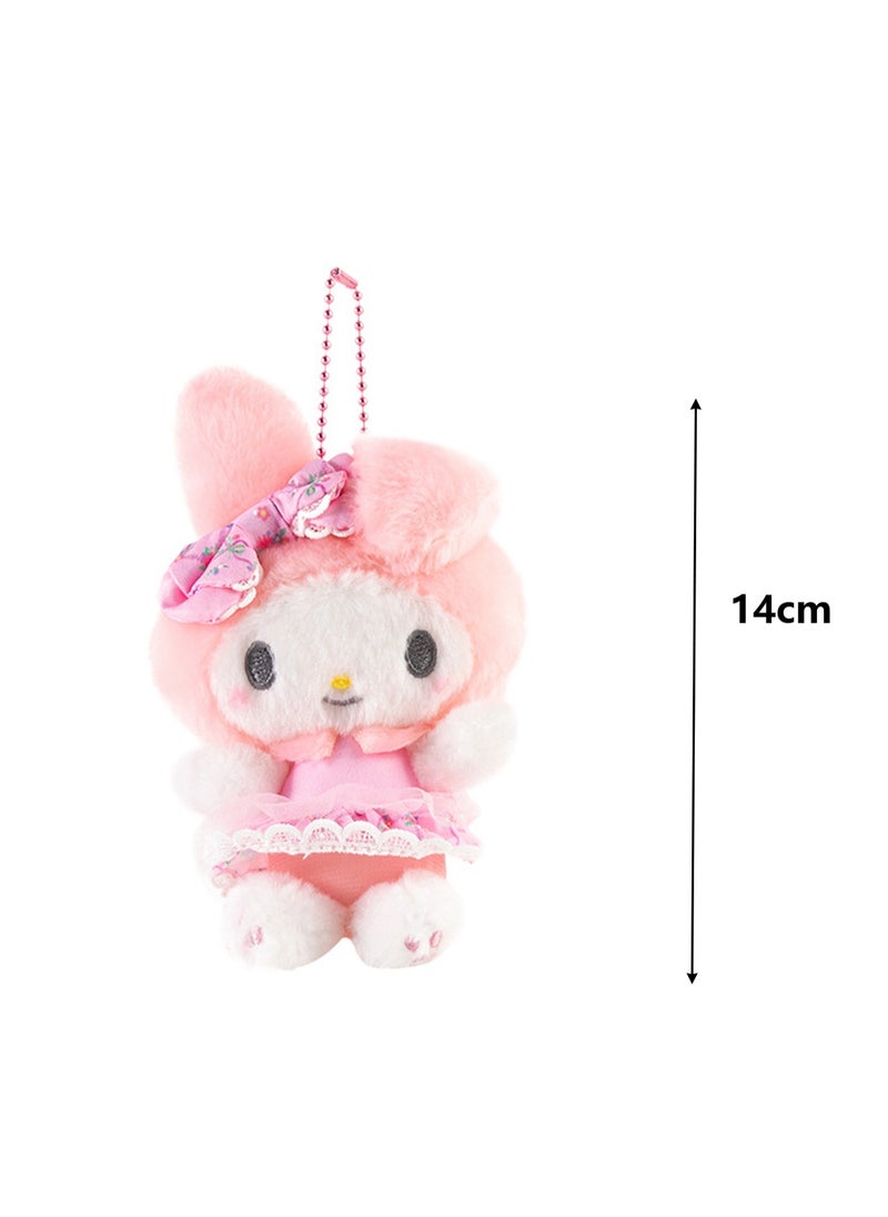 14cm Cute Plush Doll Pendant, High Quality PP Cotton Material Keychain Charm, Decorative Gift for Boys and Girls