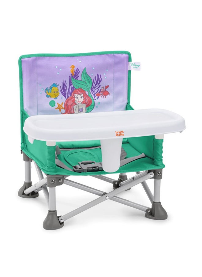 The Little Mermaid Pop ‘N Sit Portable Booster Seat, Multi-Use Feeding And Floor Seat 6 Month To 3 Year