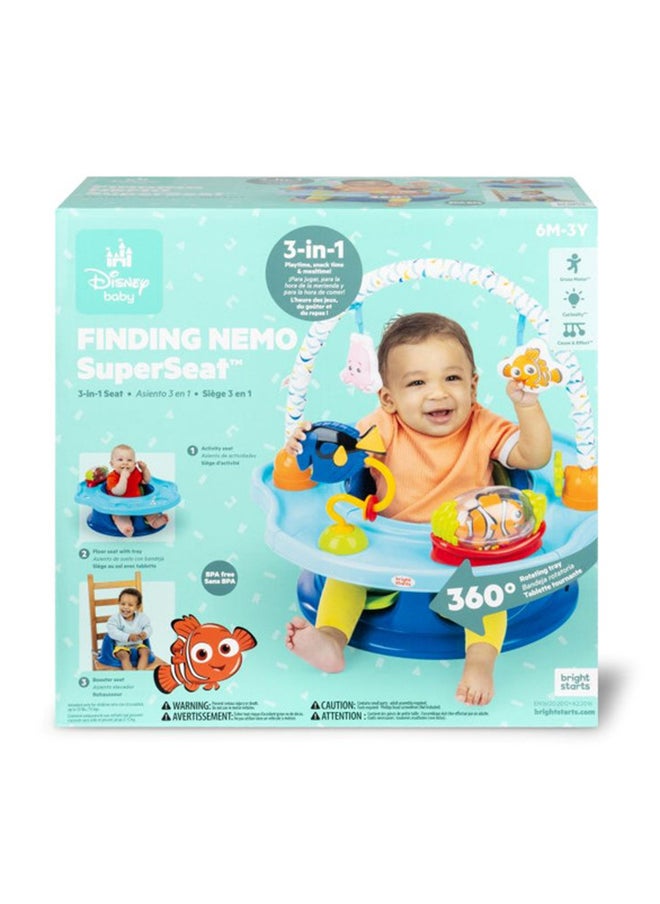 3 In 1 Finding Nemo Super Seat Activity Seat Floor Seat And Booster Seat 6 Month To 3 Year