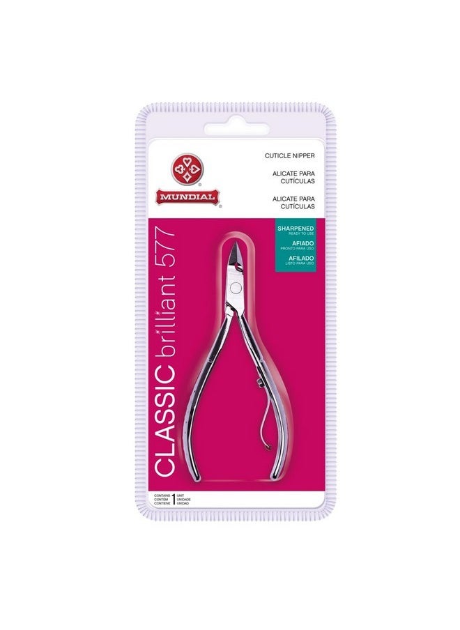 577 Cuticle Nippers: Quality Carbon Steel Nipper, Versatile & Sturdy, 4.3 Inch Full Jaw Cuticle Cutters, Super Sharp & Precise, Designed For Both Left And Right Hand Use