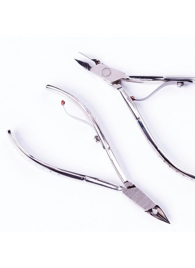 577 Cuticle Nippers: Quality Carbon Steel Nipper, Versatile & Sturdy, 4.3 Inch Full Jaw Cuticle Cutters, Super Sharp & Precise, Designed For Both Left And Right Hand Use