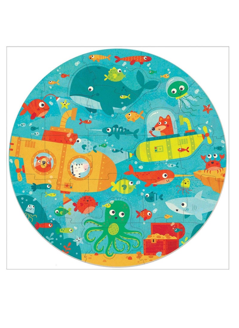 Educa 28 Under The Sea Round Puzzle