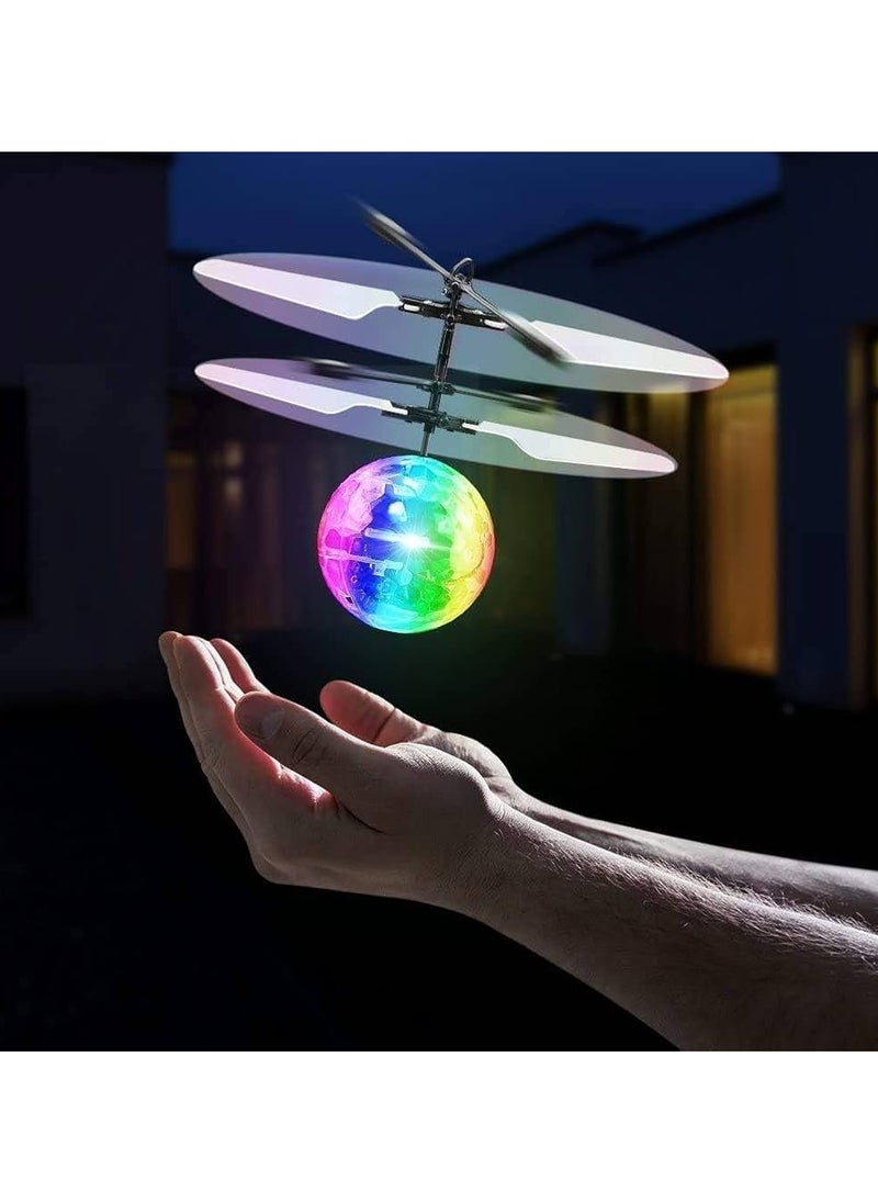 Remote Control Aircraft Toys Induction Flying Ball Children's RC Helicopter Toys Infrared Senior Kids -Multicolor