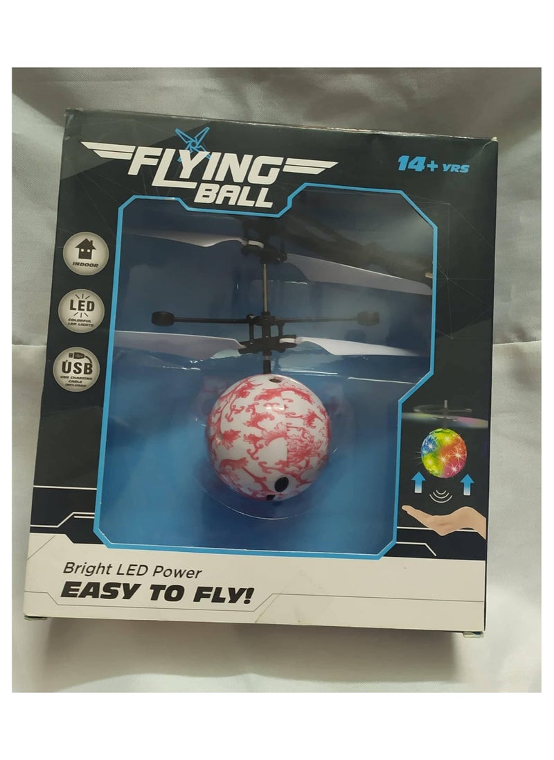 Remote Control Aircraft Toys Induction Flying Ball Children's RC Helicopter Toys Infrared Senior Kids -Multicolor