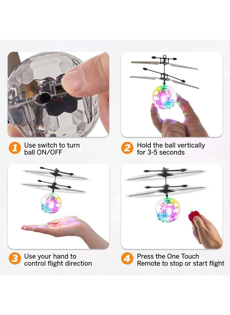 Remote Control Aircraft Toys Induction Flying Ball Children's RC Helicopter Toys Infrared Senior Kids -Green