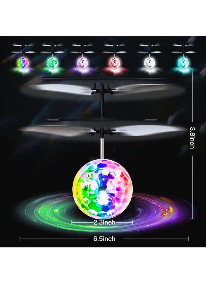 Remote Control Aircraft Toys Induction Flying Ball Children's RC Helicopter Toys Infrared Senior Kids -Green