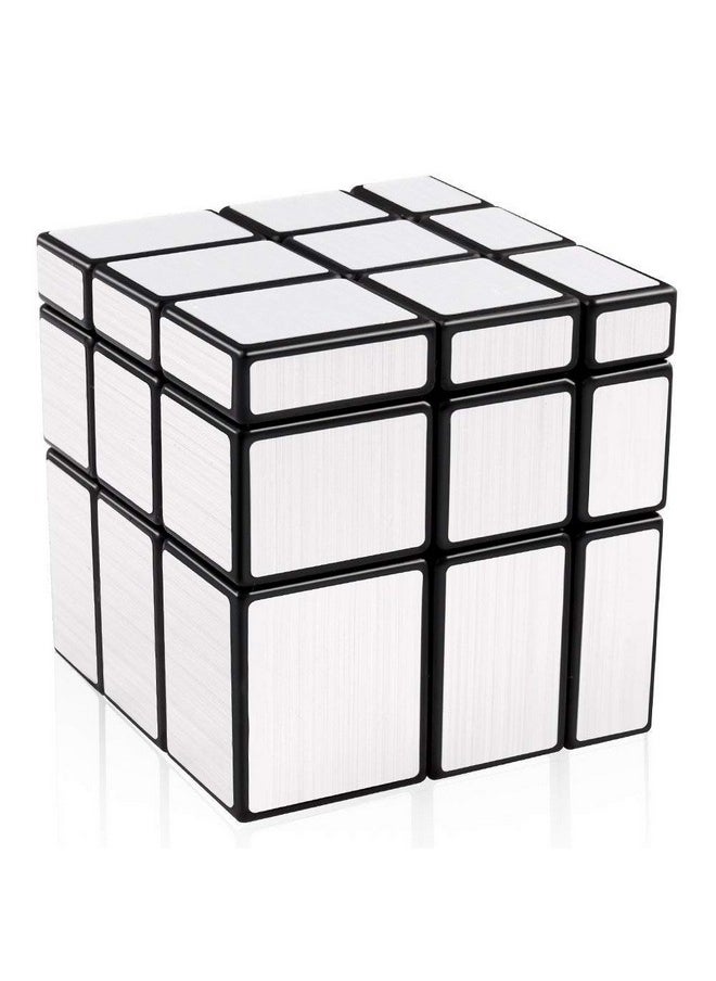 Stickerless Cube Set Of 5X5 And Stickered Silver Mirror Puzzle Cubes Combo (5X5 Cube+Mirror Cube)