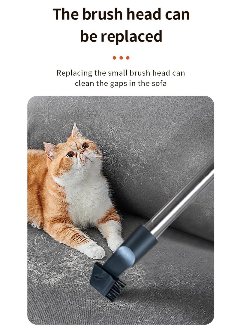 Multi-cyclonic Bagless Corded Canister Vacuum Cleaner with 6 Stage Filtration 3600W Max Power 3.5L 15 kpa Suction Power Orange