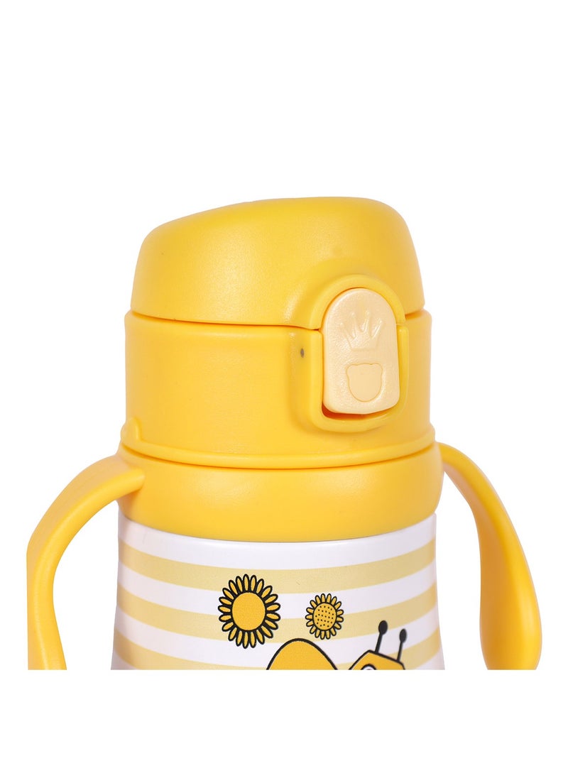 Milk&Moo Staniless Steel Kids Water Bottle 360ML Bee Viz Viz