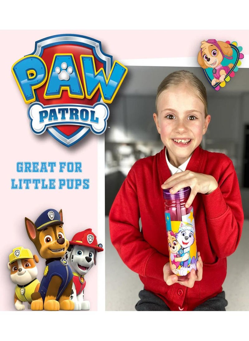 Fringoo Plastic Bottle w/ Straw- Paw Patrol