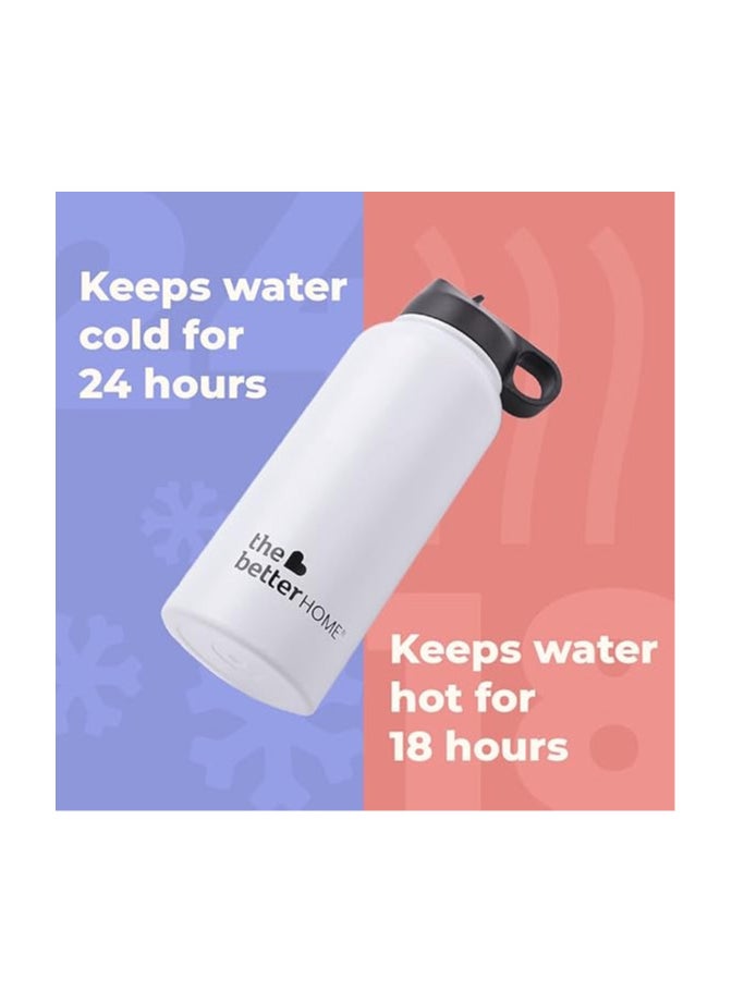 The Better Home Glide 1 Litre |Thermosteel Bottle | Insulated Flask | Leakproof