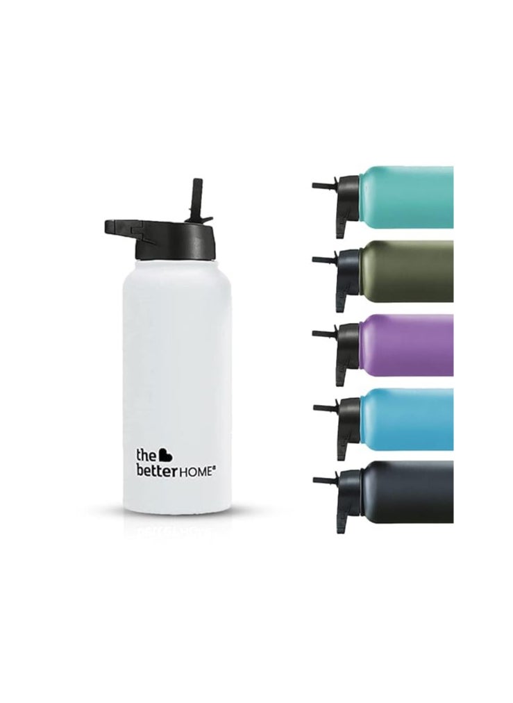 The Better Home Glide 1 Litre |Thermosteel Bottle | Insulated Flask | Leakproof