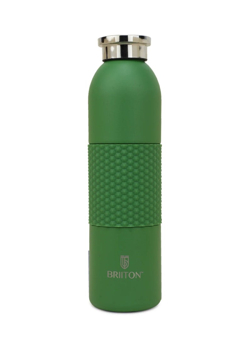 Spectra 620ml-21Oz Stainless steel Water Bottle Green |18/8 Food Grade|Thermo Vacuum Insulated Flask|24hrs Hydro Hot and Cold|SS304 Aqua Sports| BPA Free | For Kids,School,Office,Gym,Travel,Women