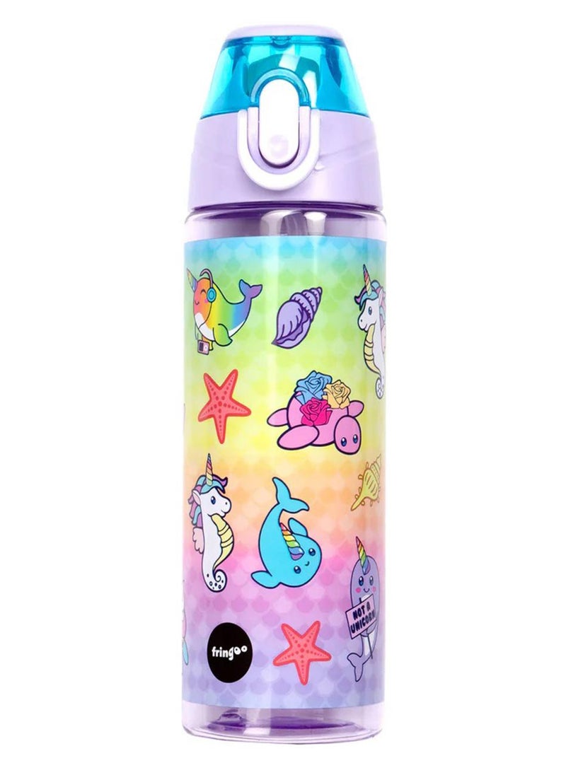 Leakproof Water Bottle -Narwhal & Seahorse ( BEST SELLER )