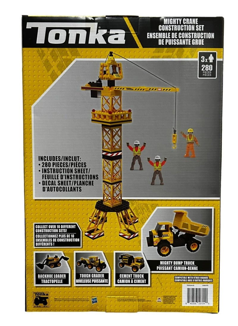 Tonka Mighty Crane Construction Set 280pcs