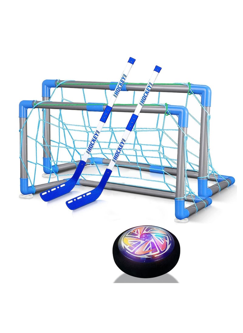 Rechargeable Indoor Floating Soccer Goal Set for Children's Hockey - Style Football Toy