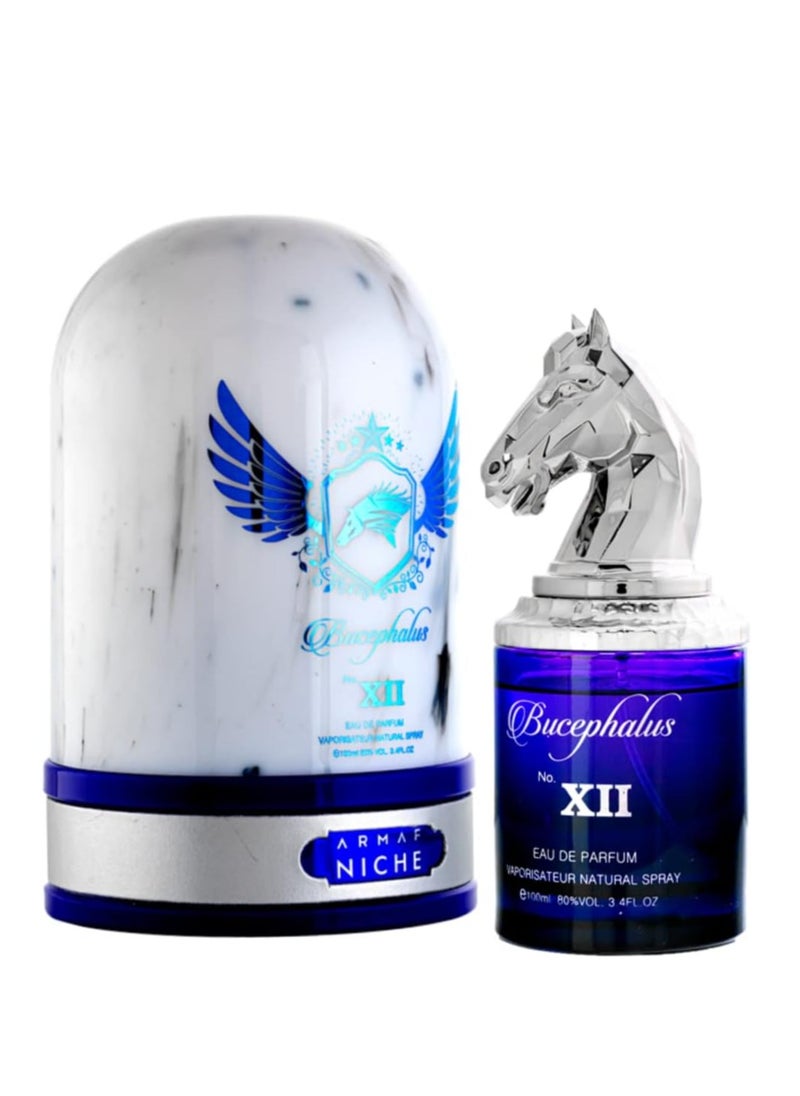 Niche Bucephalus No. XII Blue Perfume, Eau De Parfum 100ml for Him, Perfumes for Men, New Fragrance