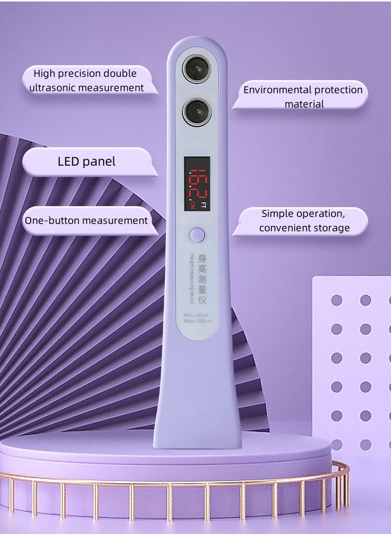 Portable ultrasonic precision height measuring instrument height electronic ruler household childrens electronic height ruler