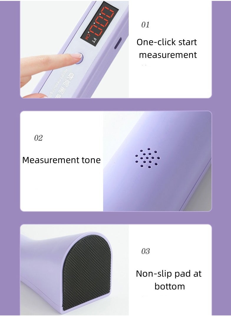 Portable ultrasonic precision height measuring instrument height electronic ruler household childrens electronic height ruler