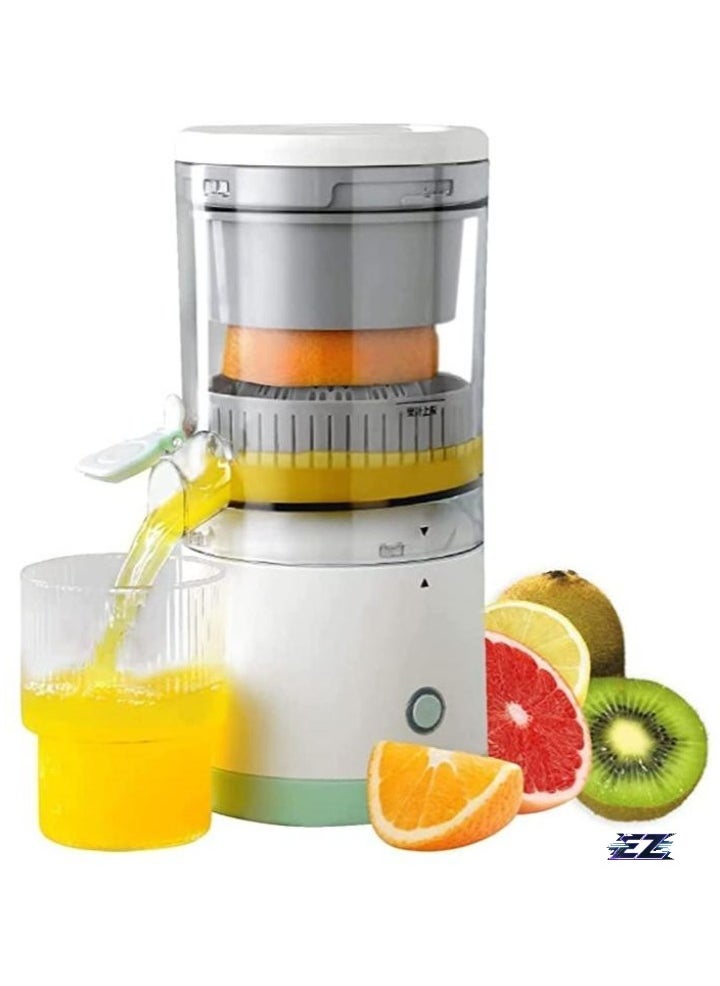 Portable Blender & Electric Citrus Juicer - Rechargeable Hands-Free Masticating Orange & Lemon Squeezer with USB Travel Cup, Compact, Lightweight, Wireless Convenience, Efficient for Citrus Fruits, One-Touch Operation for Home, Office & Travel