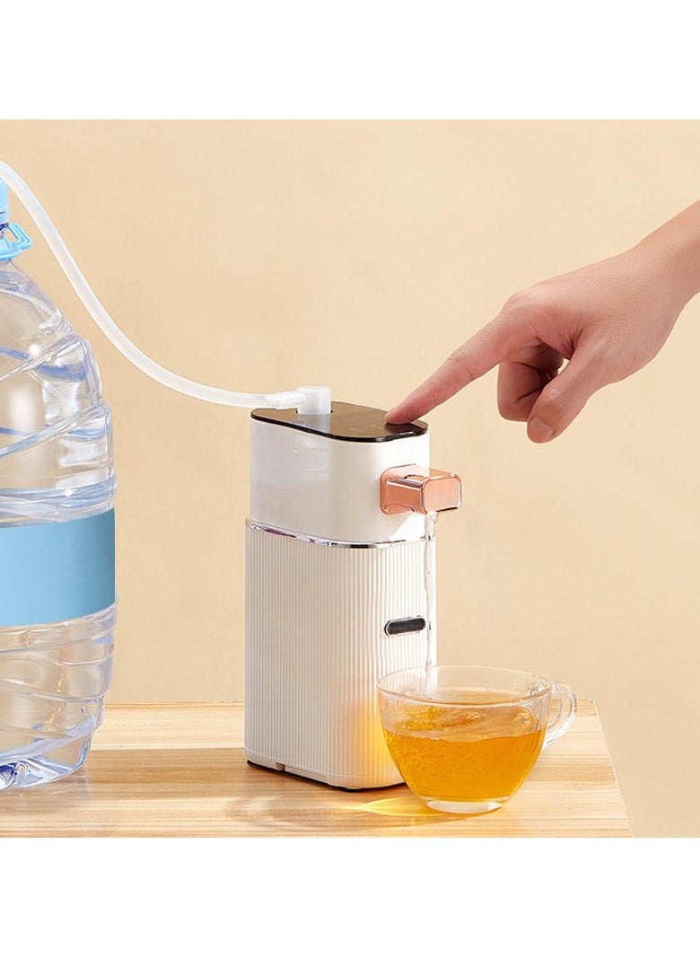 Portable Instant Water Dispenser - European Plug Quick 3 Second Heating Adjustable Temperature Control Mini Desktop Heater for Office Travel Friendly for Tea Coffee Milk No Battery Electric Power Supply Durable Plastic