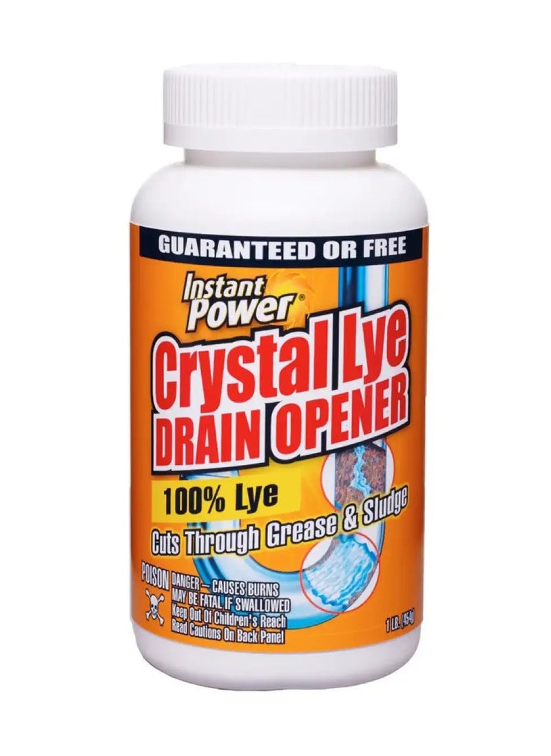 Instant Power Crystal lye Drain Opener 0.45 kg