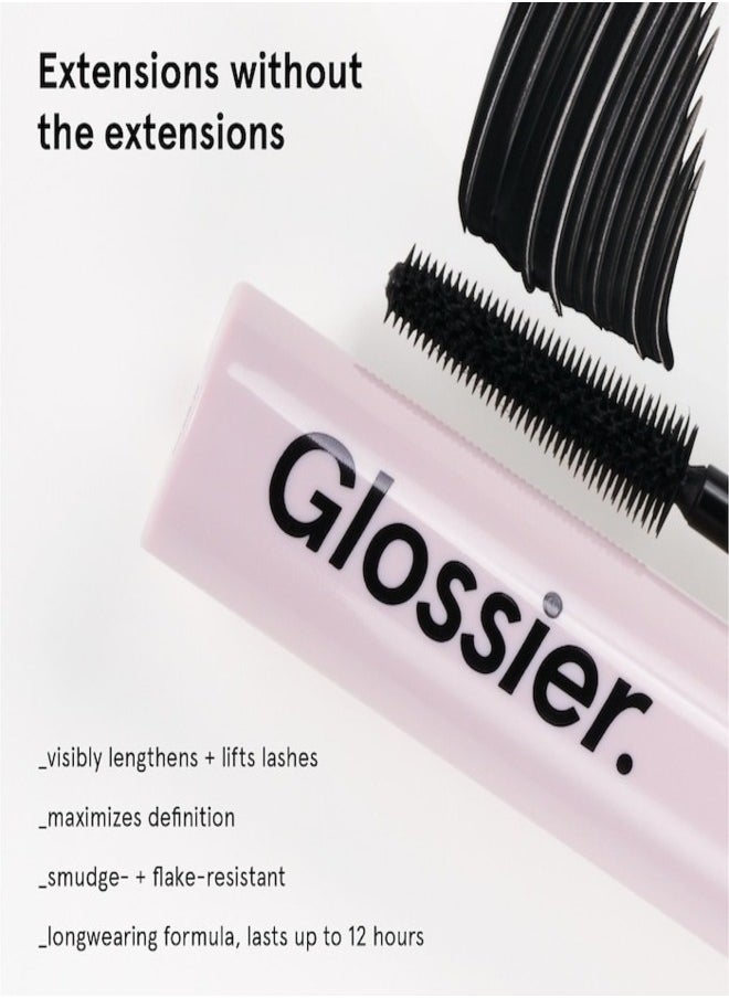 Glossier Lash Slick Lengthening & Enhancing Mascara,  Brown Mascara - 8.5ml | Natural-Looking, Long Lashes