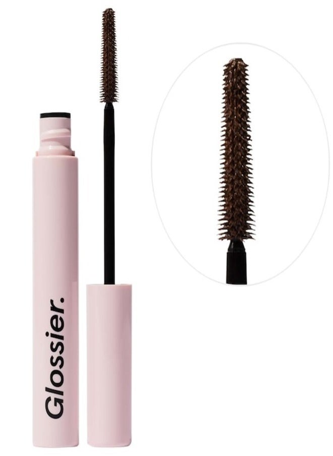 Glossier Lash Slick Lengthening & Enhancing Mascara,  Brown Mascara - 8.5ml | Natural-Looking, Long Lashes