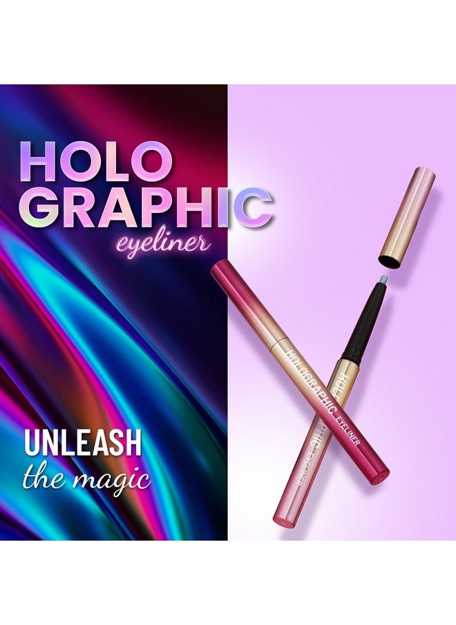 Holographic Shimmery Eyeliner | Waterproof, Smudge Proof, Long Lasting Eyeliner With Easy Application | Shade- Stardust, 0.2G