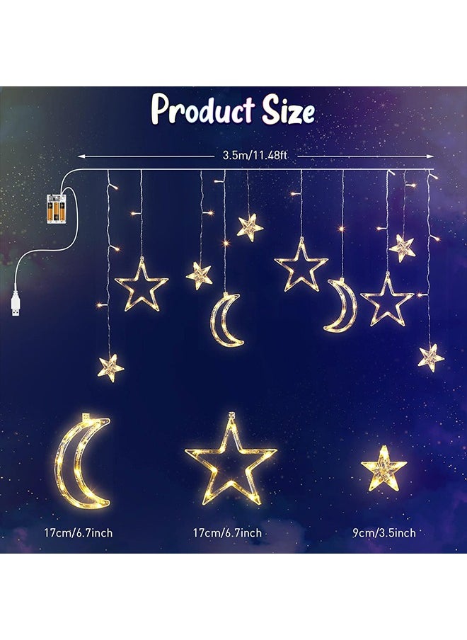 Star and Moon String Lights Ramadan Decorations 138