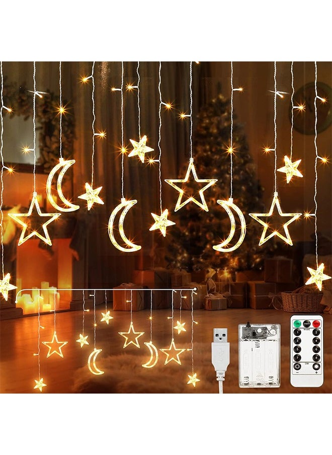 Star and Moon String Lights Ramadan Decorations 138