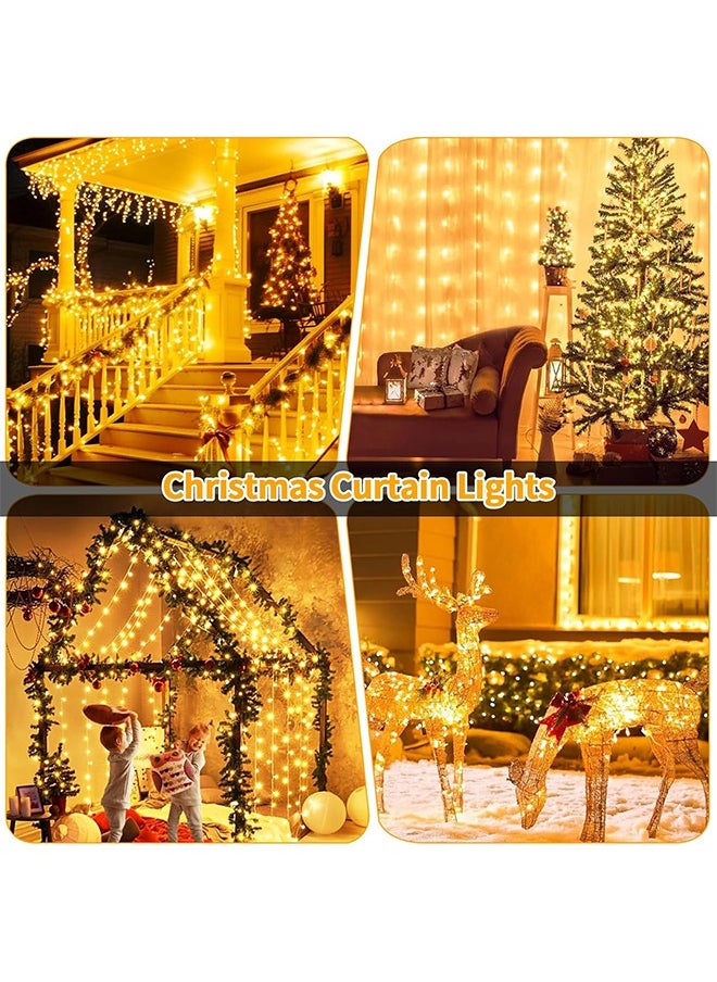 Ramadan Decorations, 2Pcs 10M 100LED Ramadan Tree Lights, Warm White Ramadan Lights for Home Party Garden Decor(Warm White)