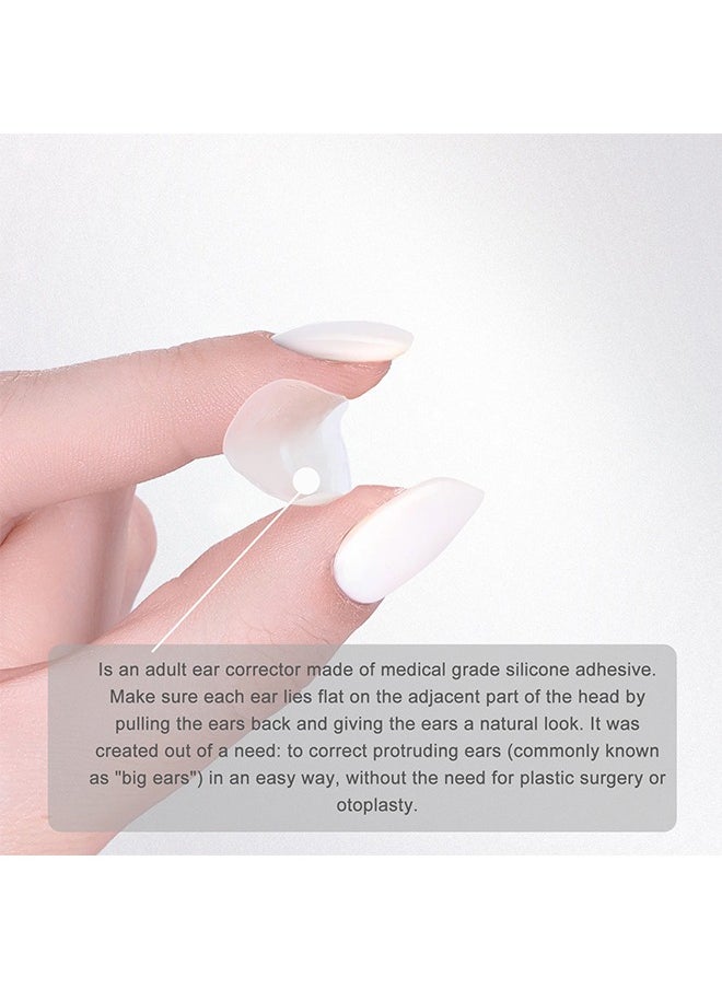 Cosmetic Ear Correctors 6 Count, Reshape and Reduce the Appearance of Prominent Ears, Discreet and Invisible Support, Waterproof and Secure Adhesion, for Various Ear Shapes, Reusable