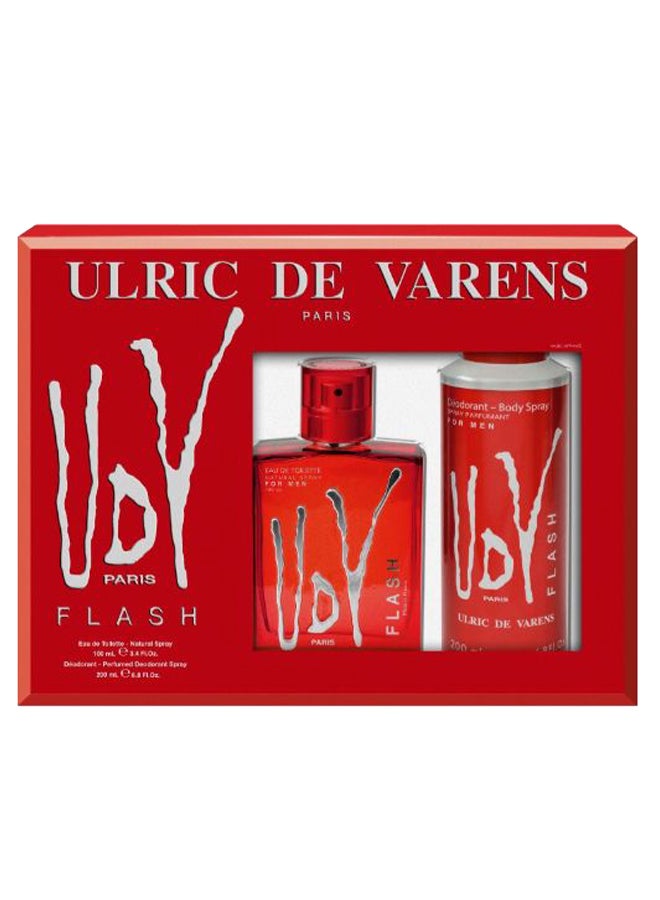 2 Piece Paris Flash Gift Set 100+200ml