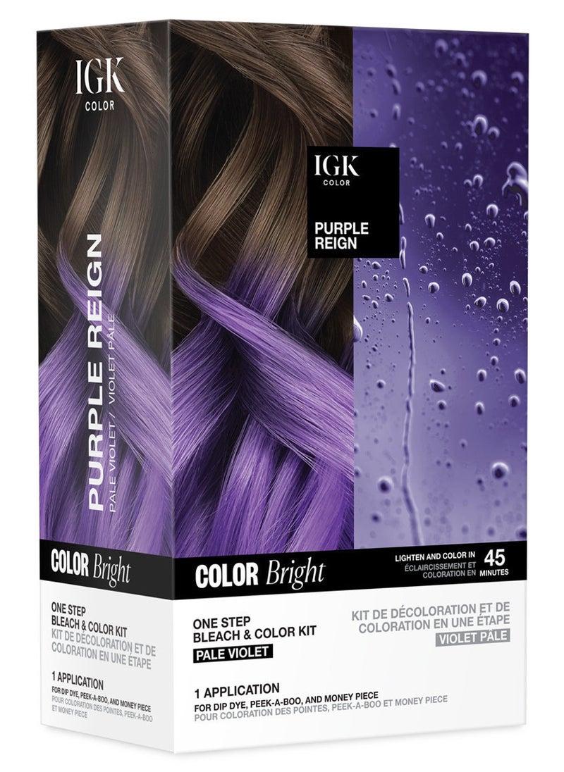 IGK Color Bright One Step Bleach & Color Kit