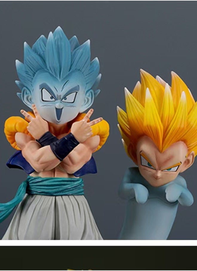 Dragon Ball Super Saiyan 1 Son Goten Action Figure Decorative Resin Sculpture Home Decor Statue, Art Figurine Home Ornament Decoration for Office, Living Room, Bedroom, Book Shelf, TV Cabinet, Desktop