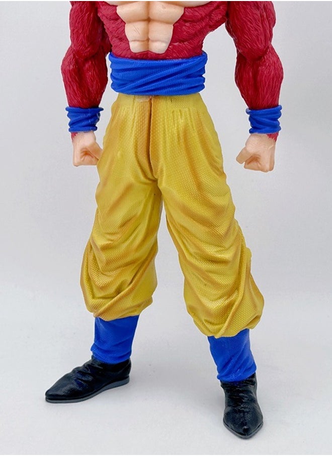 Dragon Ball Super Saiyan 4 Goku Action Figure Decorative Resin Sculpture Home Decor Statue, Art Figurine Home Ornament Decoration for Office, Living Room, Bedroom, Book Shelf, TV Cabinet, Desktop