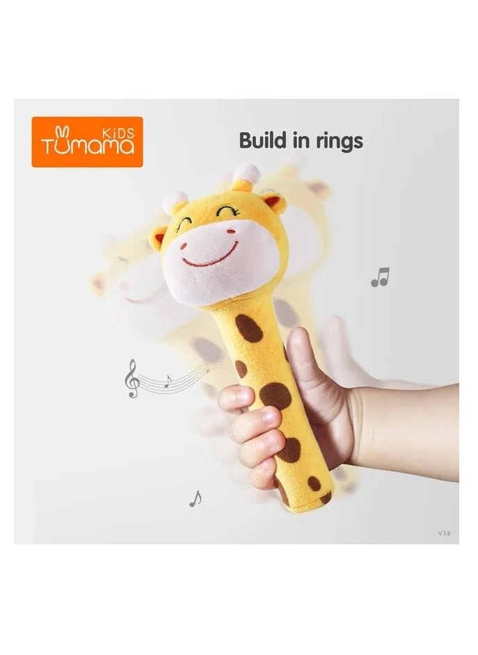 Tumama Plush Giraffe Soft Stacking Rings Stem Toy