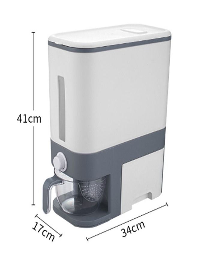 Rice Dispenser Storage Container With Drawer