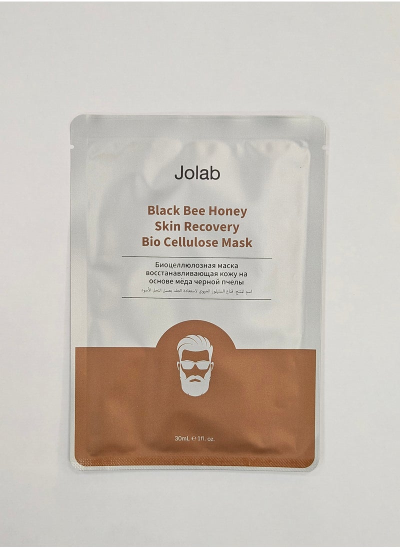 Black Bee Honey Skin Recovery Bio Cellulose Man's Mask