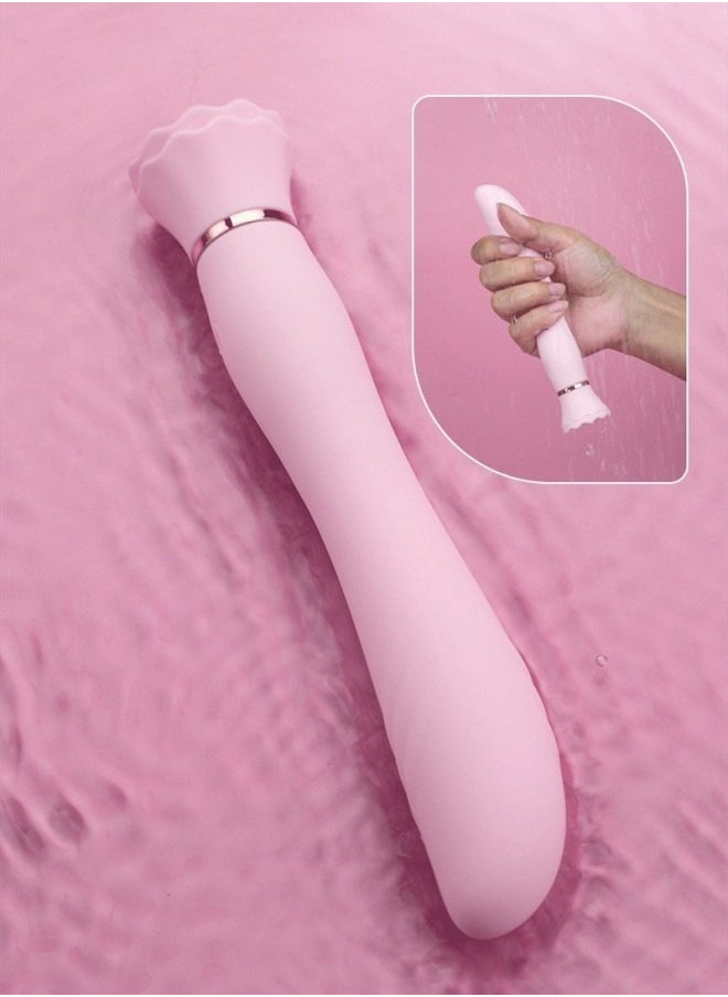 Mini Portable Massager with Soft and Foldable Pink