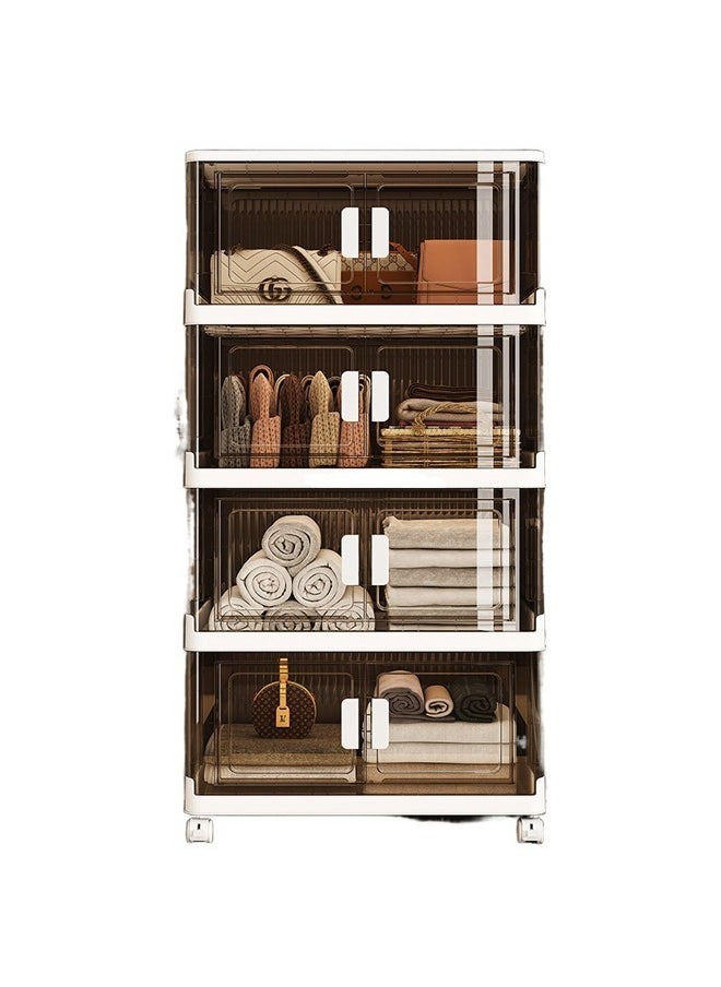 Stylish 4-Drawer Storage Organizer - 60X34.5X120 CM